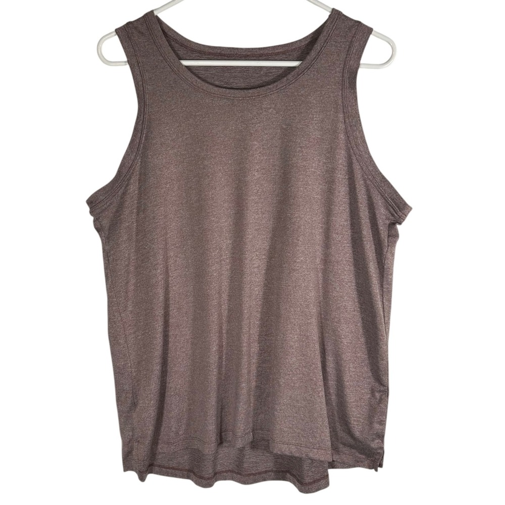 Unbranded Tank Top Heathered Mauve Womens Relaxed Fit Size L